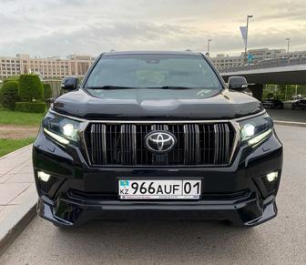 Аренда авто , внедорожник Toyota Land Cruiser Prado с водителем .