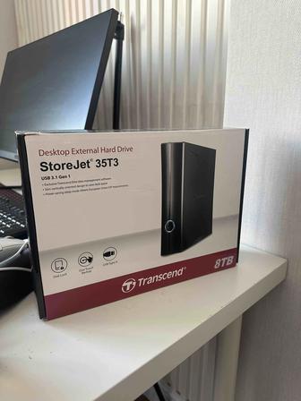 Продам абсолютно новый Внешний накопитель диск Transcend TS8TSJ35T3 8000 Гб