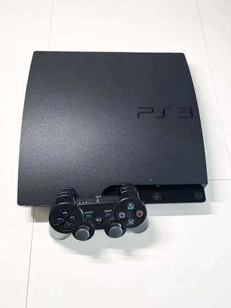 PS3 Slim (НЕ прошитая) 21 игра на дисках Лицензия