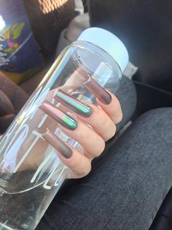 Наращивание тонких ногтей