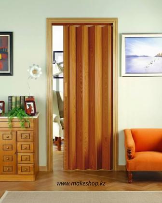 Раздвижная дверь 860 x 2030мм гармошка пластиковые складные купе ширма