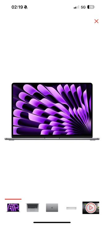 Продам Apple MacBook M2 15,3 2023