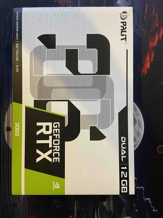 Продам видеокарту Palit GeForce RTX 3060 dual 12gb