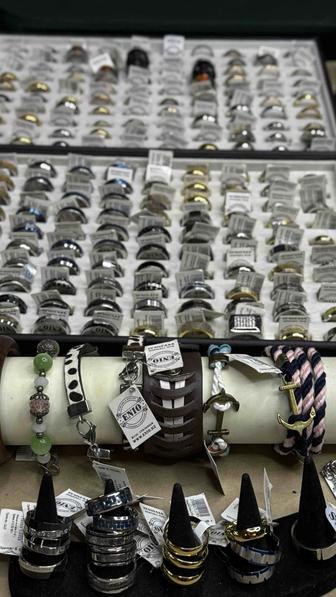 Украшения остатки ОПТОМ Кольца мужские и женские Закрытие магазина