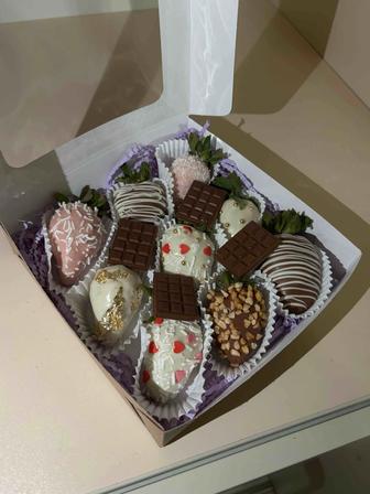 сочная клубника в бельгийском шоколаде