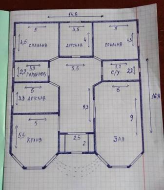 Проект дома план