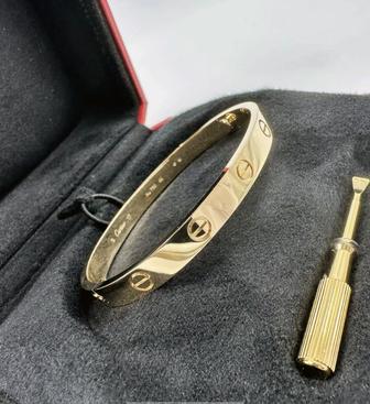 Cartier love браслет премиум качество