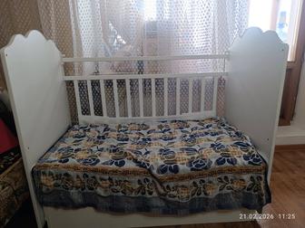 Продам Детскую кровать ВДК 888754, белый с матрасом