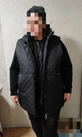 Женский жилет - безрукавка большого размера