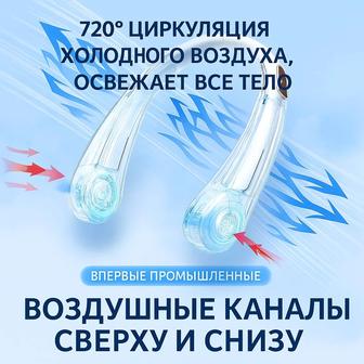 Ветродуй на шею легкий и мощный вентилятор для лета!
