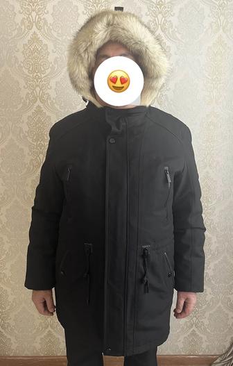 Парка зимняя. Супер теплая. Волк. Размер 50-52