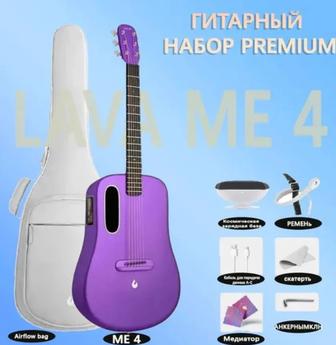 LAVA MUSIC Транс акустическая гитара LAVA ME 4 (36 дюймов) Carbon Purple