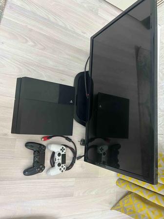 PlayStation 4 (500 GB) и телевизор LG 81 диагональ