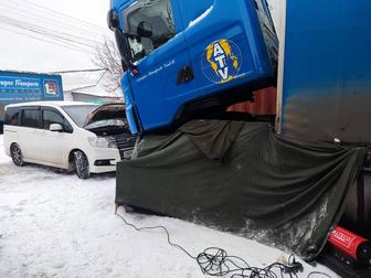 Отогрев фуры спецтехники прикурить
