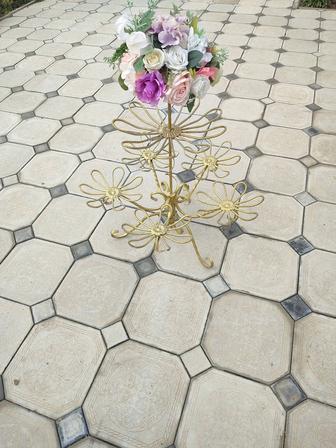 Золотой фуршетный стенд для ресторана и кафе