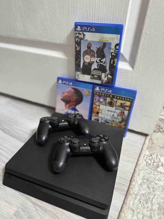 Продам Игровая приставка Sony
PlayStation 4 Slim 512GB , 2 геймпад