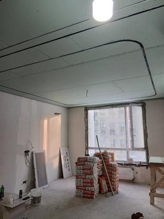 Монтаж гипсокартона