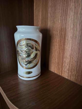 Японская вазочка,24К золото