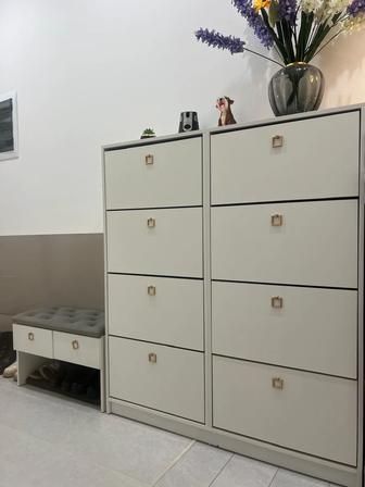 Обувница с пуфиком