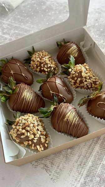 Клубника в шоколаде на заказ свежие ягоды каждый день!