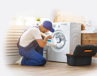 Установка стиральных машин. Работа от 3000 тг.