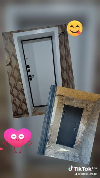 Установка входных дверей