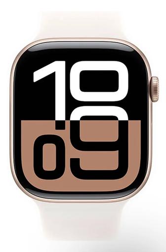 Смарт-часы Apple Watch Series 10 S/M 42 мм золотистый-белый