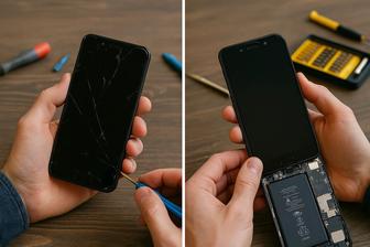Ремонт iPhone Samsung Алматы. Замена экрана дисплея крышки