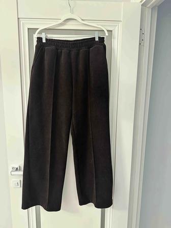 Теплые вельветовые брюки