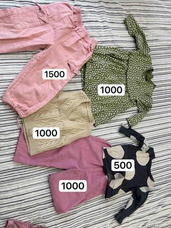 Платье, джинсы размеры 80-90-100