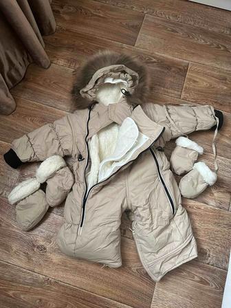 Продам детский зимний комбинезон растущий