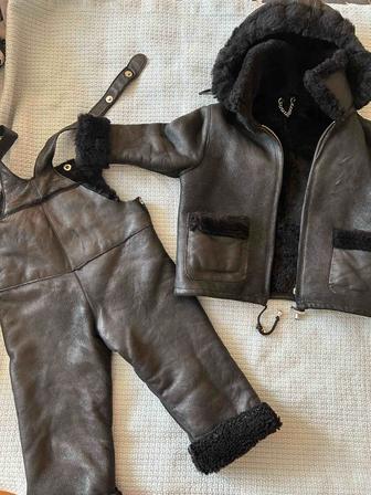 Натуральная дубленка для малыша (бренд Alico Kuzey Leather, Турция)
