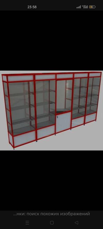 Витрины стеклянные