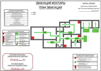 Разработка план эвакуации