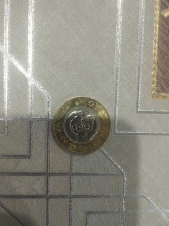 Сакский стиль монета 100 тенге