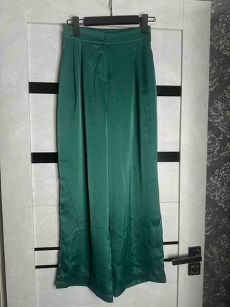 Атласные брюки ZARA