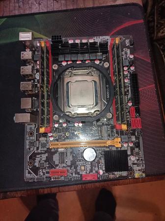 Материнская плата lga2011 x79 проц e5-2650v2 ОЗУ 16g