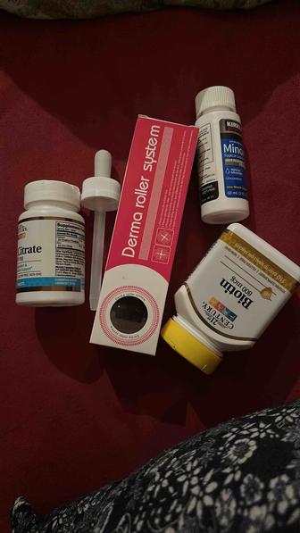 Миноксидил 5%, биотин, цинк, мезорелер, оригинал пипетка