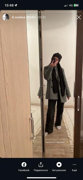 Срочно продам пальто серый