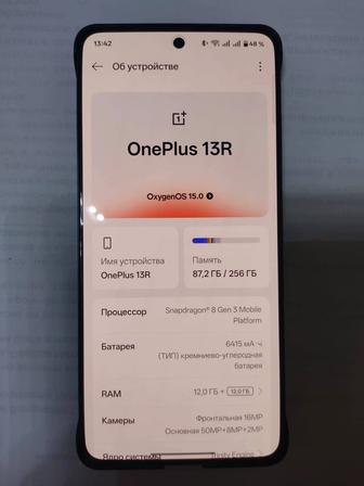 OnePlus 13r 12/256 gb новый