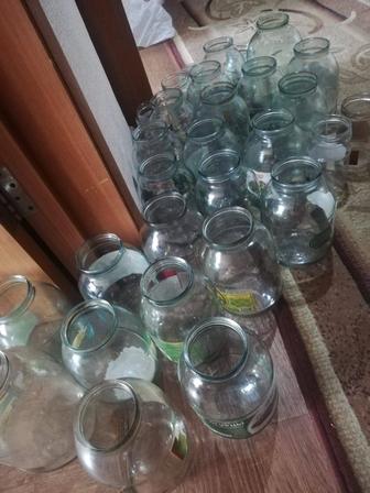 Отдам стеклянные банки