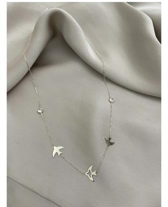 Колье цепь Ласточки Золото