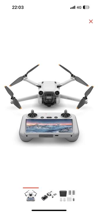 Дрон DJI Mini 3 Pro DJI RC Fly More Kit Plus белый