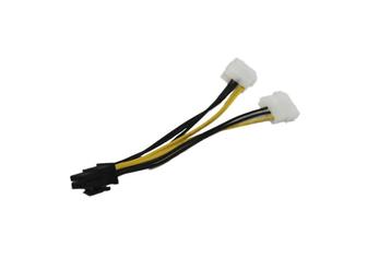 Переходник 2xMolex (папа) 8-pin доп. питание PCI-E 15 cm питание