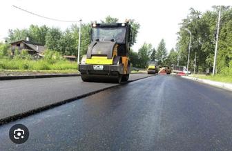 Асфальтирование дорог тротуаров