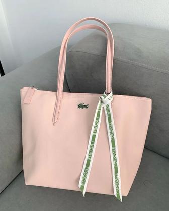 pink lacoste bag