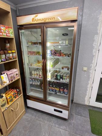 Холодильник-витрина Almagreen двухдверный б/у