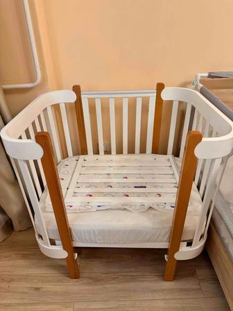 Детская кроватка happy baby mommy lux