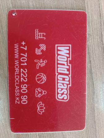 Продам абонемент в World Class
