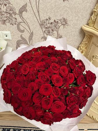 Цветый 101 голландских роз